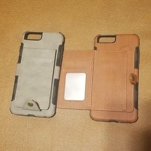 Phone case with card holder for , 6/7/8P